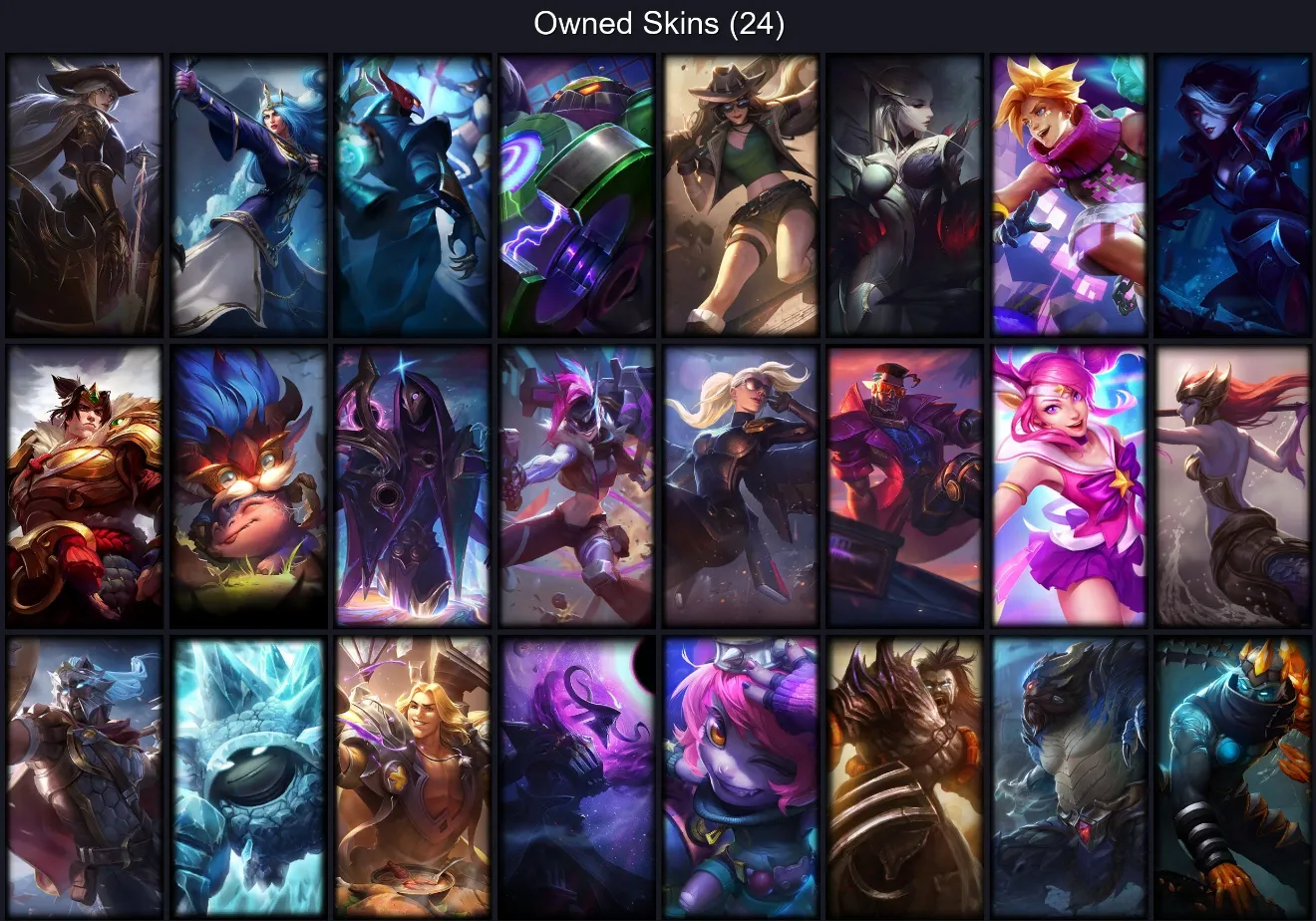 【EUW】⸱ 🤏 27 Skin⸱ 🌗 69 Champ⸱ ⛪️ Unranked⸱ 🙉 2025 Ready⸱ 😰 Level 88⸱ 🌴 3445 BE⸱ 🤘 Honor 3⸱ 🪚 32 RP⸱ 🐘 Email Access 